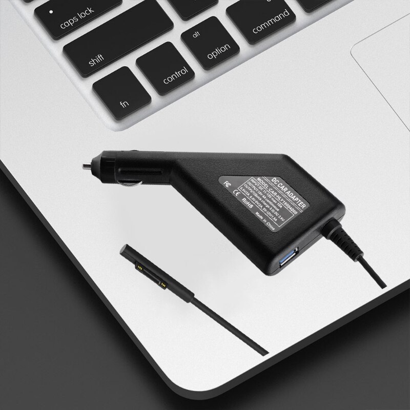 Y5ge 15v 4a laptop car charger with 55in cables ,  qc 3,0 usb output power charger adapter, portable and fast in car