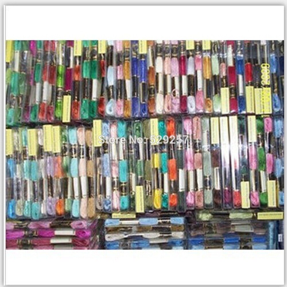 Total 50 pieces Similar DMC Embroidery thread Cross Stitch Thread Floss