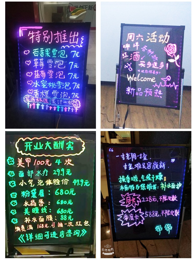 Rotulador marcador de placa fluorescente de 8 colores, marcador de tiza, marcador de pizarra de cristal ligero, marcadores de pintura de arte, útiles escolares