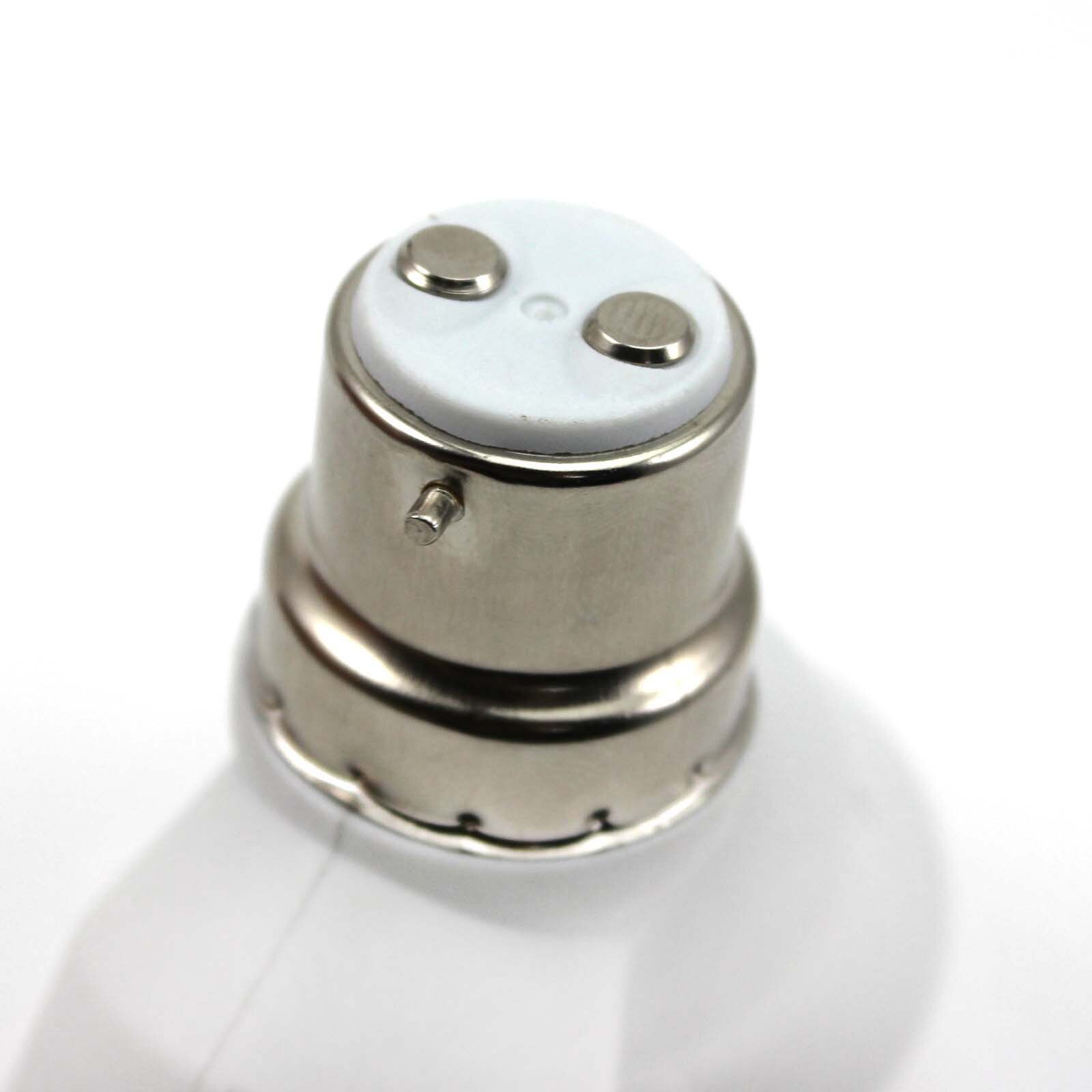 B22 to 2 E27 Adapter Extend LED Light Bulb Lamp Base Holder Socket Splitter Accessories White Gold Plating