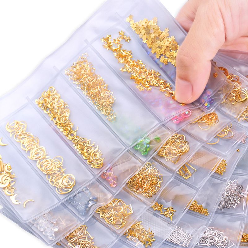 10g gyllene skal moon star nail art metall 3d mix ram smycken fyllning uv harts epoxiform gör fyllning för gör-det-själv smycken