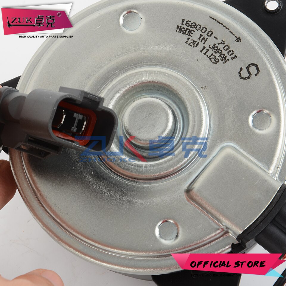 ZUK-Motor de ventilador de refrigeración, condensador de aire AC para HONDA ODYSSEY RB1, 2.4L, 2005 ACCORD, CM4, CM5, 2.0L, 2.4L, 2003-2007 OE #38616-RAA-A01