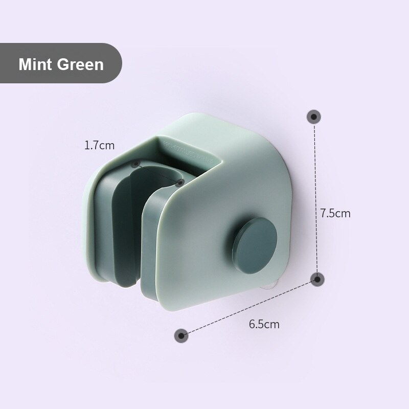 Shower Bracket Adjustable Shower Head Base Household Multi-colors No Punching Bathroom Shower Head Fixed Bracket Storage Bracket: 04