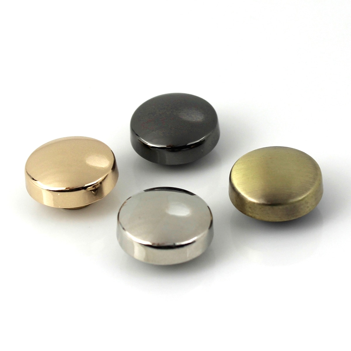 4 Stück Metall-Rundnieten mit Schraubverschluss, Nieten, Nagelbolzen für Kleidungsstücke, Lederhandwerk, Gürteltasche, Geldbörse, Dekoration, Hardware-, 16 mm