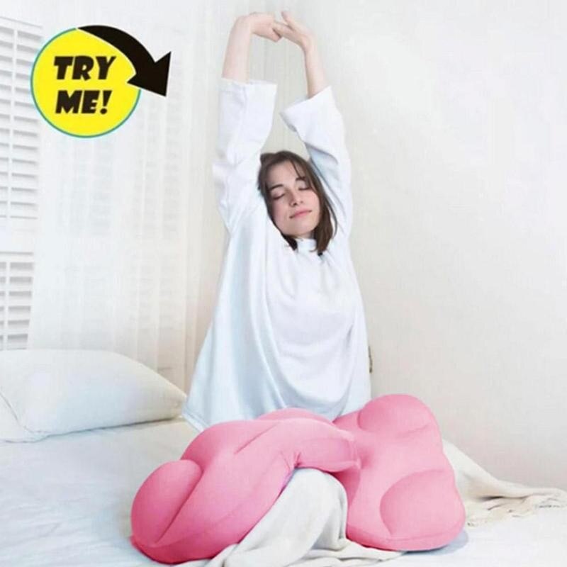 Oreiller de sommeil tout rond nuage oreiller cou soutien oreiller en forme de papillon oreiller ergonomique en mousse doux orthopédique oreiller cervical