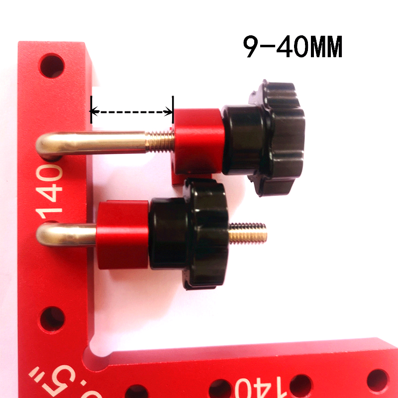 90 Degrees L-Shaped Auxiliary Fixture Woodworking Aluminum Square Right Angle Clamping Positioning Panel Fixing Clips Tools