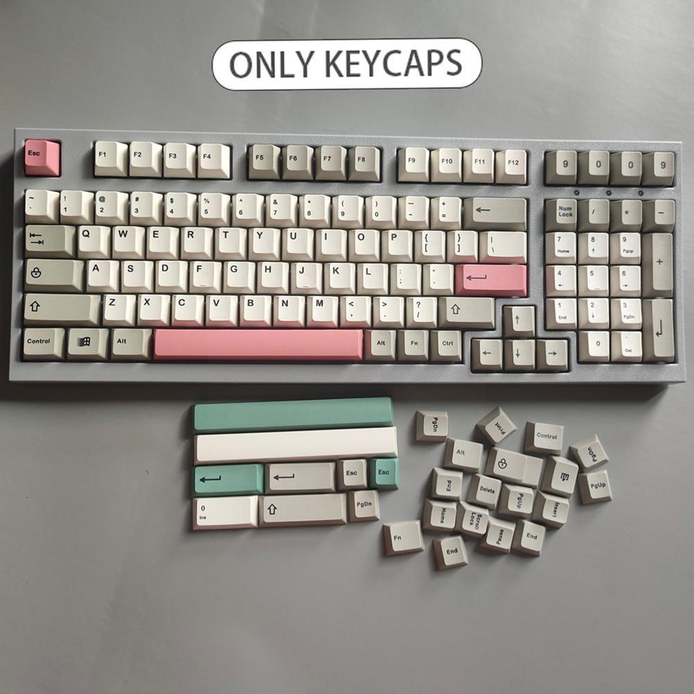 126 keys 9009 keycaps pbt sublimation height mechanical keyboard keycaps for mx switch 61/64/68/87/104/108 6.25 u 6 is k7 h 9