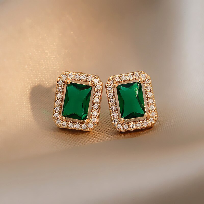 Flerfarvet firkantet krystal vedhæng rhinsten halskæde choker til kvinder enkle smykker statement halskæde kæde krystal krave: 5