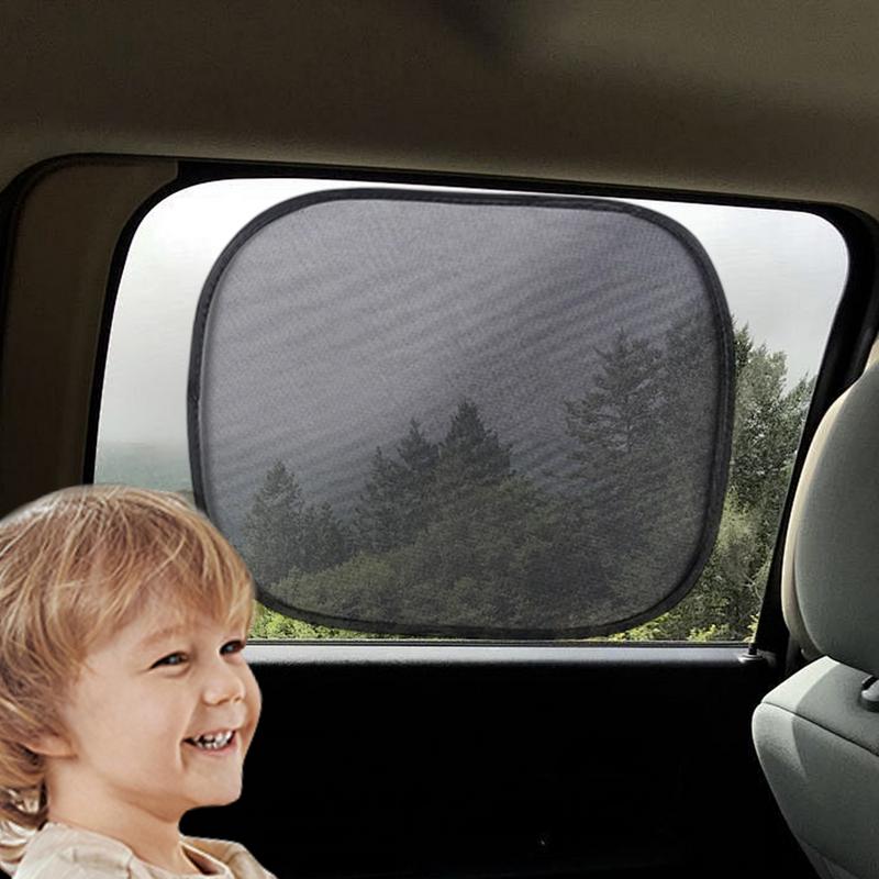 Solskjerm til bilvindu 2- pakning solskjerm til bil uv-beskyttelse netting varmeblokkdeksel biltilbehør til lastebil varebil bak