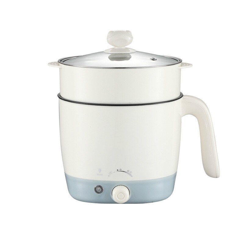 220V Mini Multifunction Electric Cooking Machine Single Double Layer Available Pot Multi Electric Rice Cooker Non-stick Pan