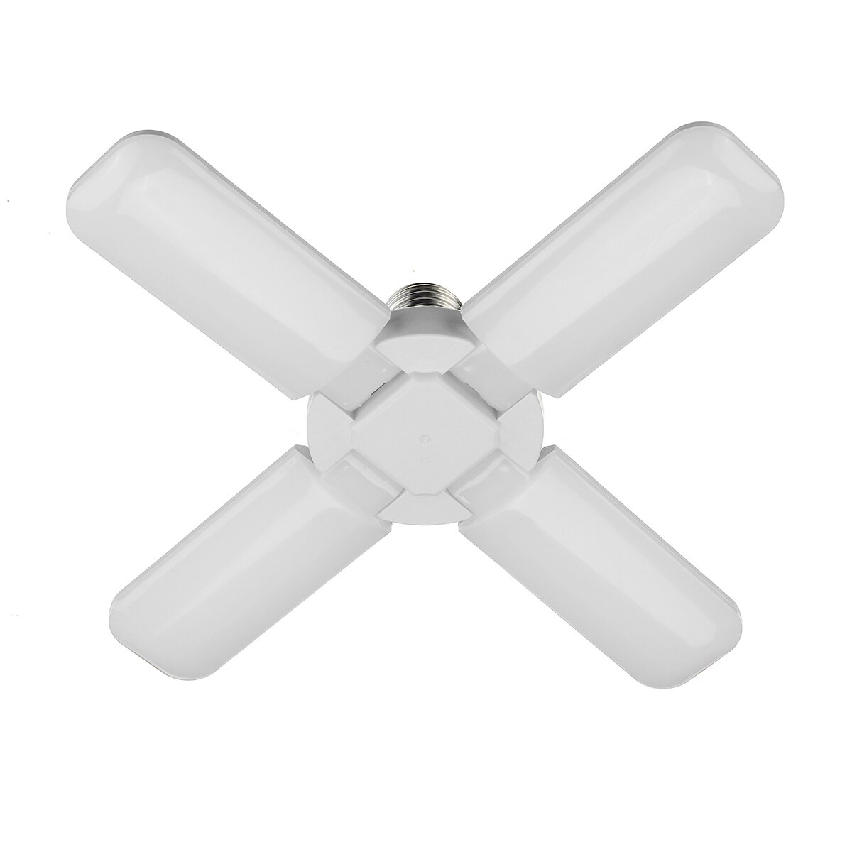 Led Lamp E27 Led Bulb 38W 2835 Led Light Bulb 85-265V Foldable Fan Blade Light Lighting for Living Room High Bay Garage Light: Type B