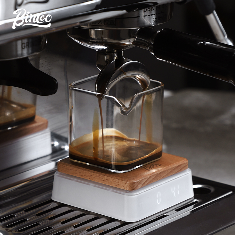 Digitale koffieweegschaal met timer LED-scherm Espressoweegschaal 2 kg Max. Wegen 0,1 g Hoge precisie Maatregelen in Oz/ml/g Keukenweegschaal