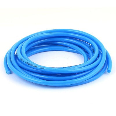 4M Length 6mm x 4mm Dia Pneumatic Polyurethane PU Air Tube Tubing Pipe Hose Blue