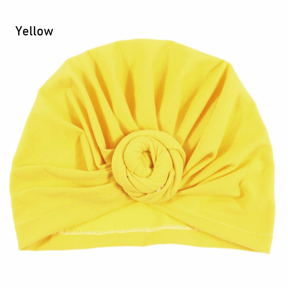 Afrikanische Muster Headwrap Pre-Gebunden Motorhaube Turban Kappen für Frauen Chemo Hut Baumwolle Kopftuch Weibliche 10 Farben trend: YELLOW