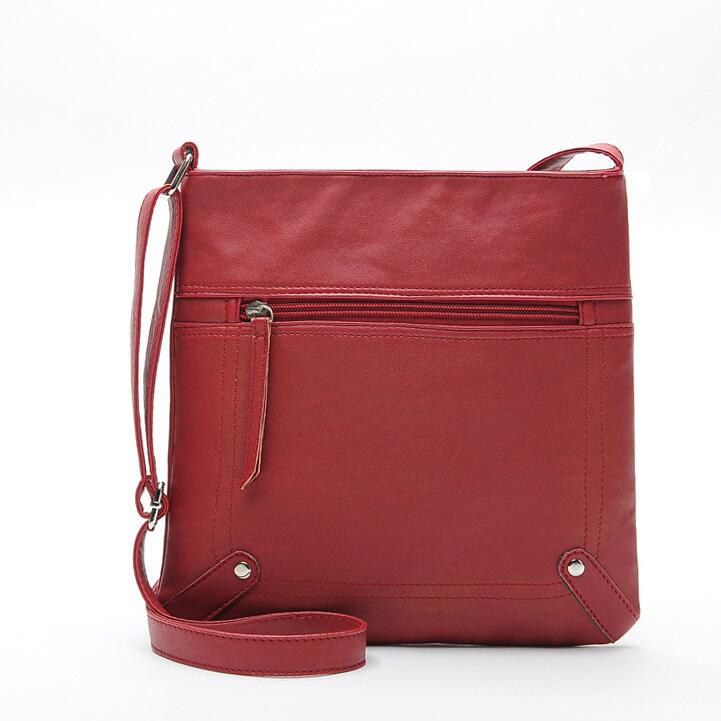 Woman ladies Shoulder Bags Handbags Women Scrub Daily travel single Bag Girls totes bag Female cross-body Bags Bucket B048: wine red