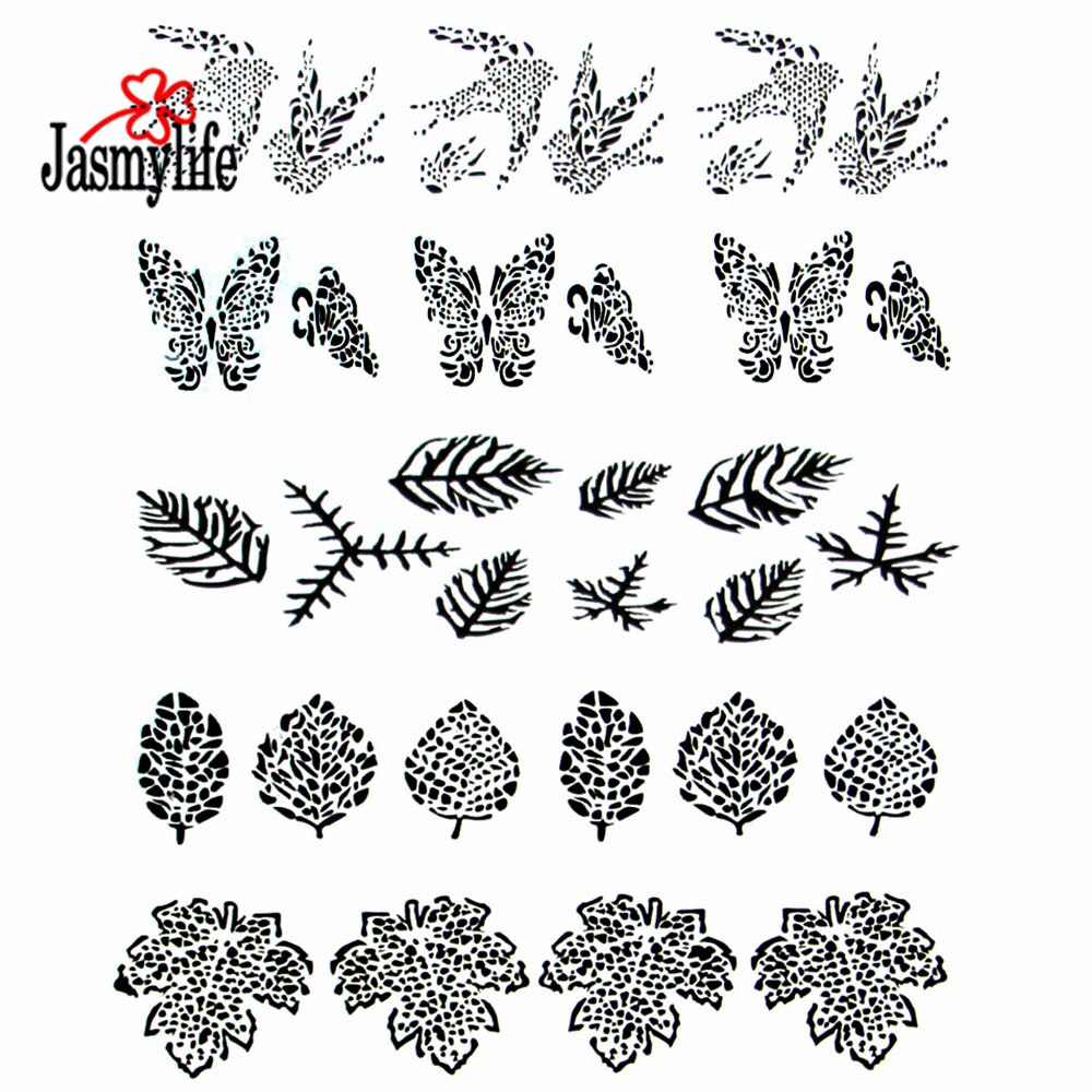 Pochoir à Feuilles Pour Gâteau, 5 Pièces, Moule à ... – Grandado