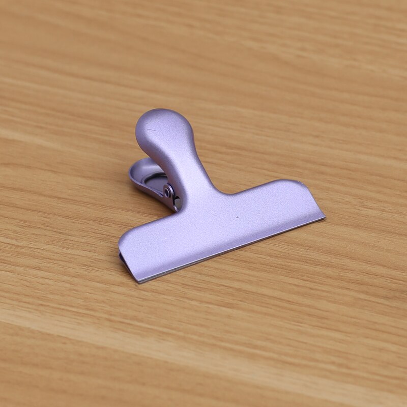 Zacisk sprężynowy długi spinacz ze stali nierdzewnej jedzenie gabinet wiążący spinacz nordycki ins zatrzask uszczelniający metalowe spinacze robić papieru dekoracyjne spoiwo: 10