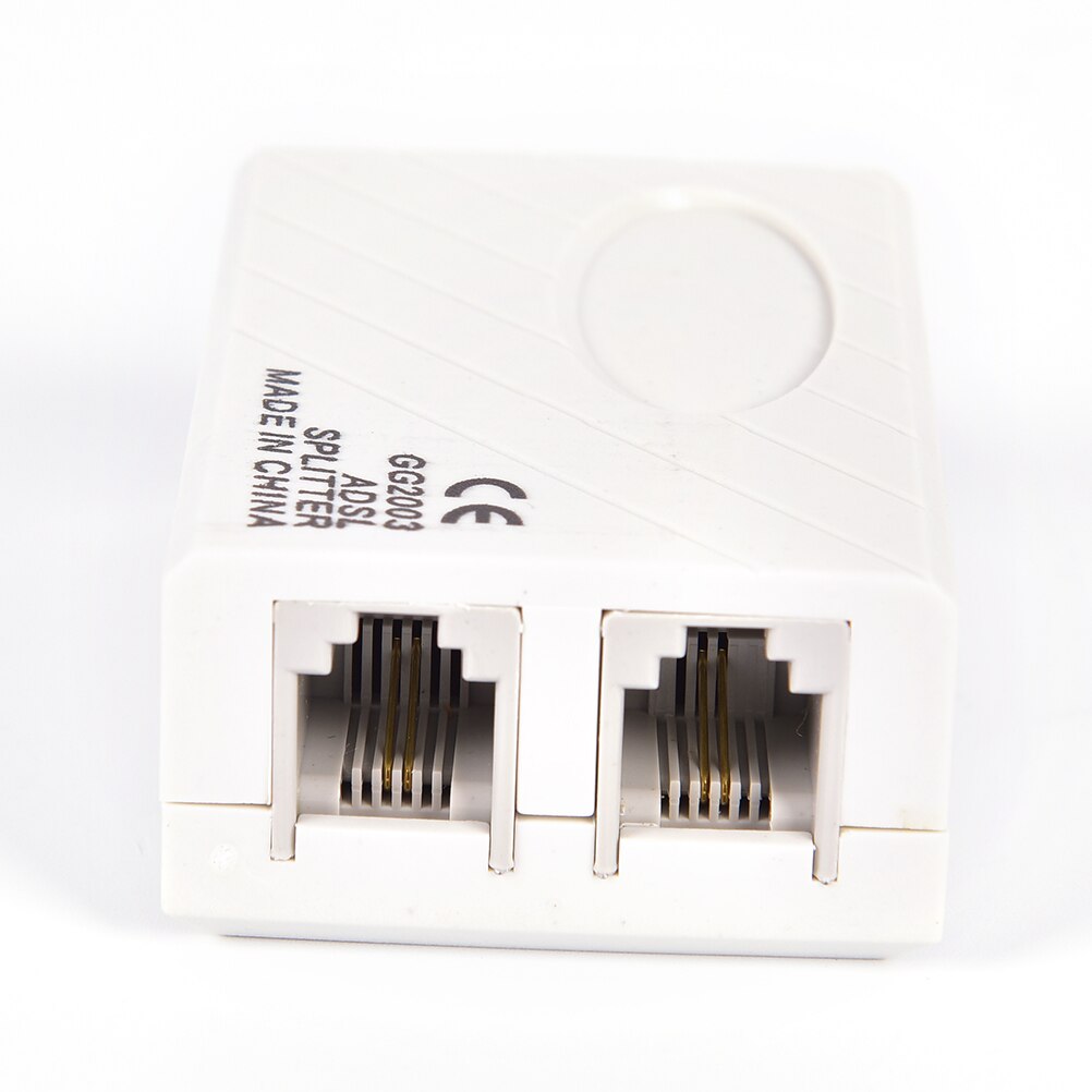 thumbnail image 2 of 1-Piece ADSL Broadband Modem Phone Line Splitter Filter – RJ11 Ports | Gray Compact Design 2 of 12