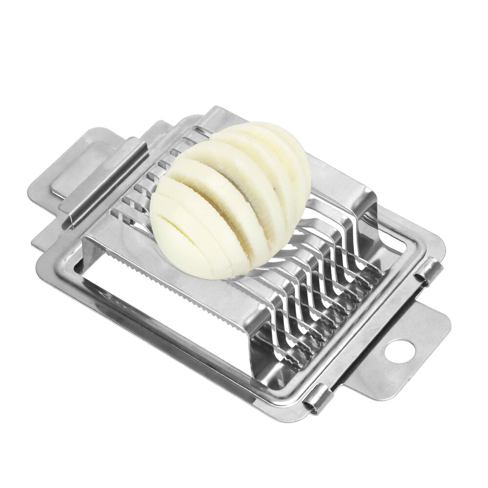 Kitchen Tools Egg Slicer Stainless Steel Boiled Egg Slicer Section Cutter Egg Cutter Multifunctional Fruit Slicer