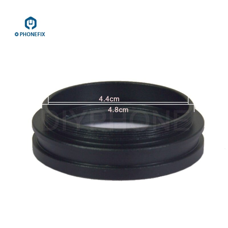 Lentille de protection anti-poussière pour microscope stéréo, couvercle en verre, prévention de l'huile de contrôle de la fumée, D343