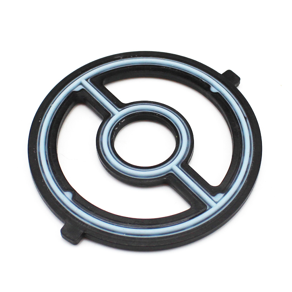 Junta de sellado para enfriador de aceite de motor, accesorios para coche, 1S7Z6A642AAA, para Mazda 3, 5 velocidades, 6, CX7, 2.0L, 2.3L, 2, ford Mondeo, 2.0L, LF02-14700