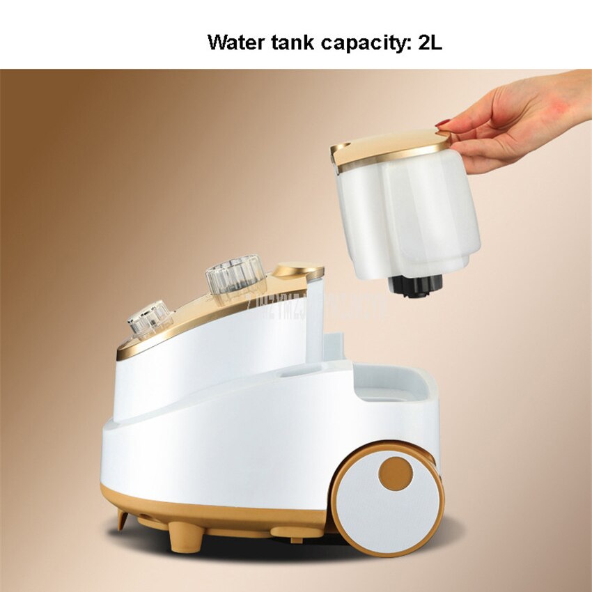 2L Double Pole Vertical Household Garment Steam Hanging Ironing Machine Steamer Handheld Clothes Electric Ironing Machine HY-688