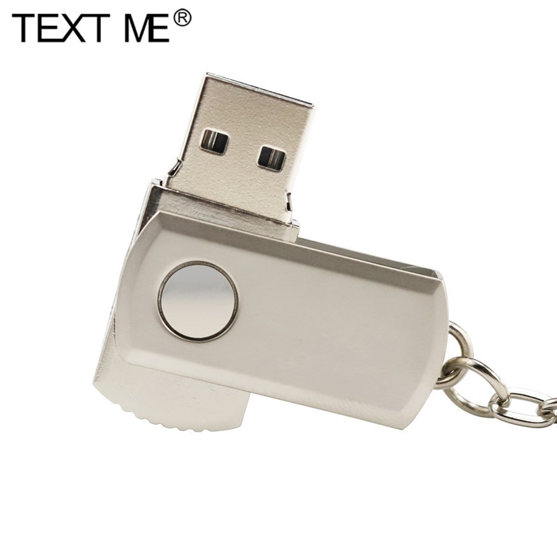 Texto 64GB de metal modelo de cristal USB Flash Drive 1 GB 2GB 4GB 8GB 16GB 32GB piedra preciosa pen drive especial