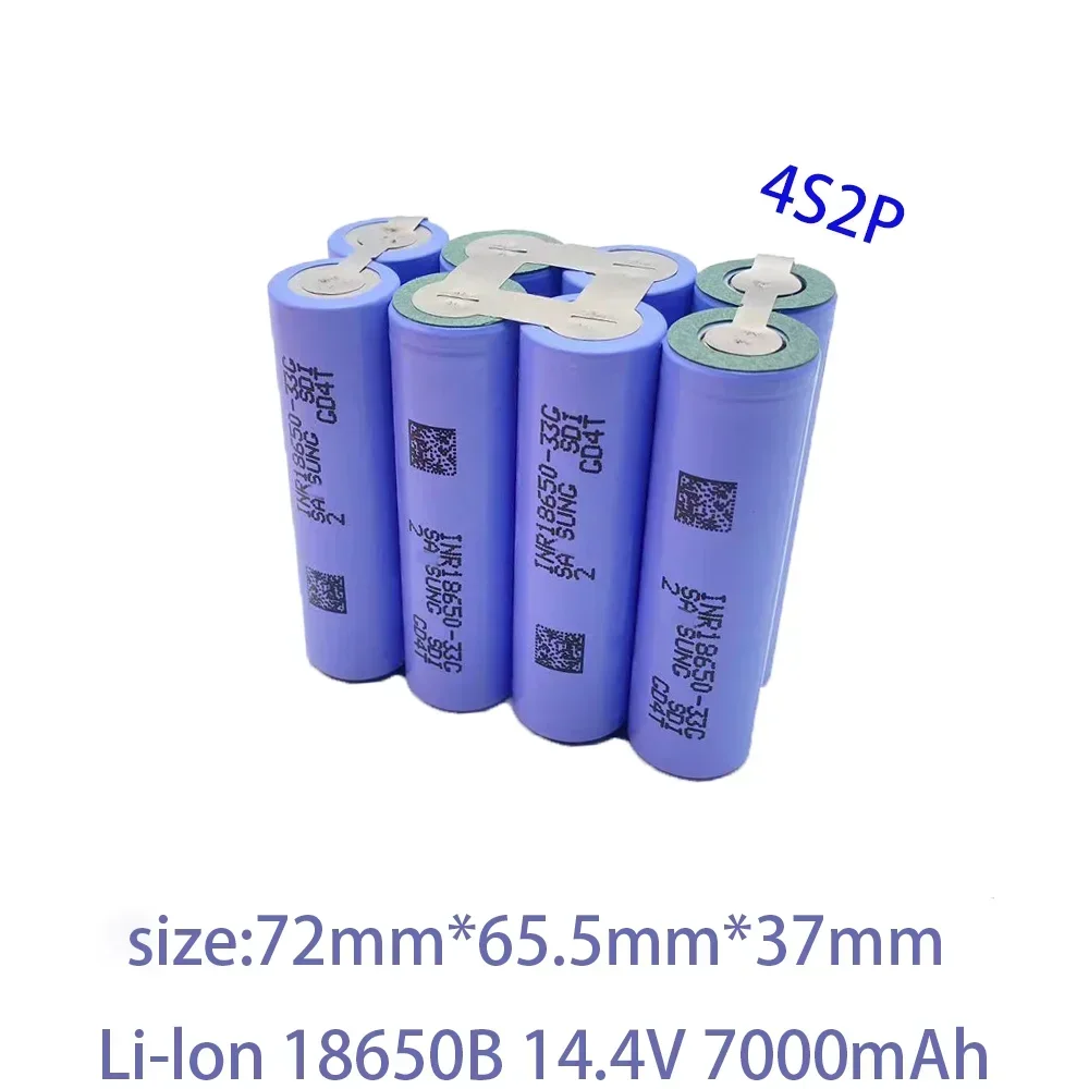 2 s1p 2 s2p 3 s1p 3 s2p 4 s2p 5 s2p 7.2 10.8V 16.8V 18V 33G akumulator litowo-jonowy 18650 3500mAh 18V bateria śrubokręt 18V: YELLOW