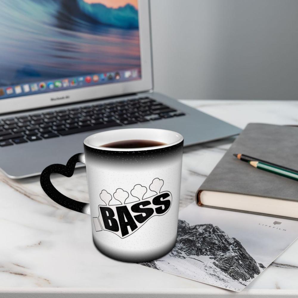 La basse guitare café K tasses tasses en verre tazas ensemble bouteille d'eau chaude gobelet tasse jetable solo support beignet vert montagne k