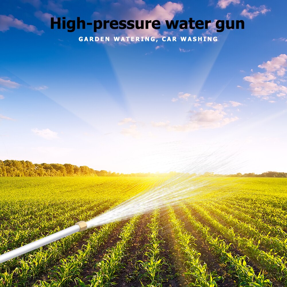 High Pressure Water Gun 46cm Jet Garden Washer Hose Wand Nozzle Sprayer Watering Spray Sprinkler Cleaning Tool