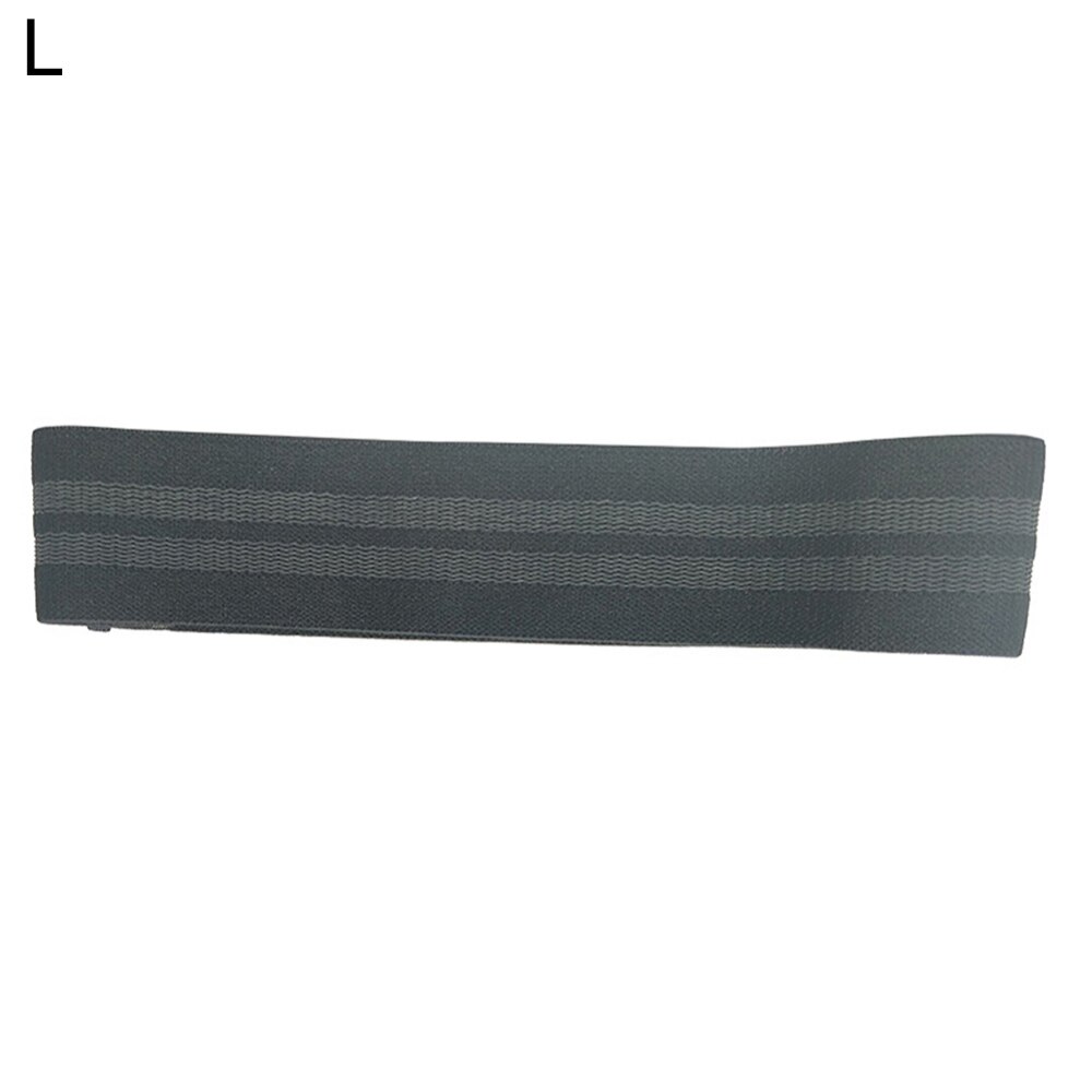 Cercle de hanche profond Squat hanche anneau bande élastique Fitness bande de caoutchouc femme résistance cercle hommes Yoga sport Tension ceinture: Black L