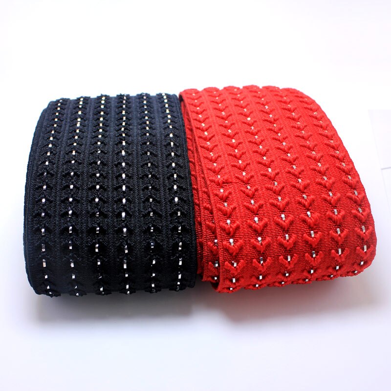 Stijl Twee Kleur Gestreepte Nagels Elastiekjes/Korte Rok Kant Jacquard Tailleband Elastische/Rubber Band/losse Strakke