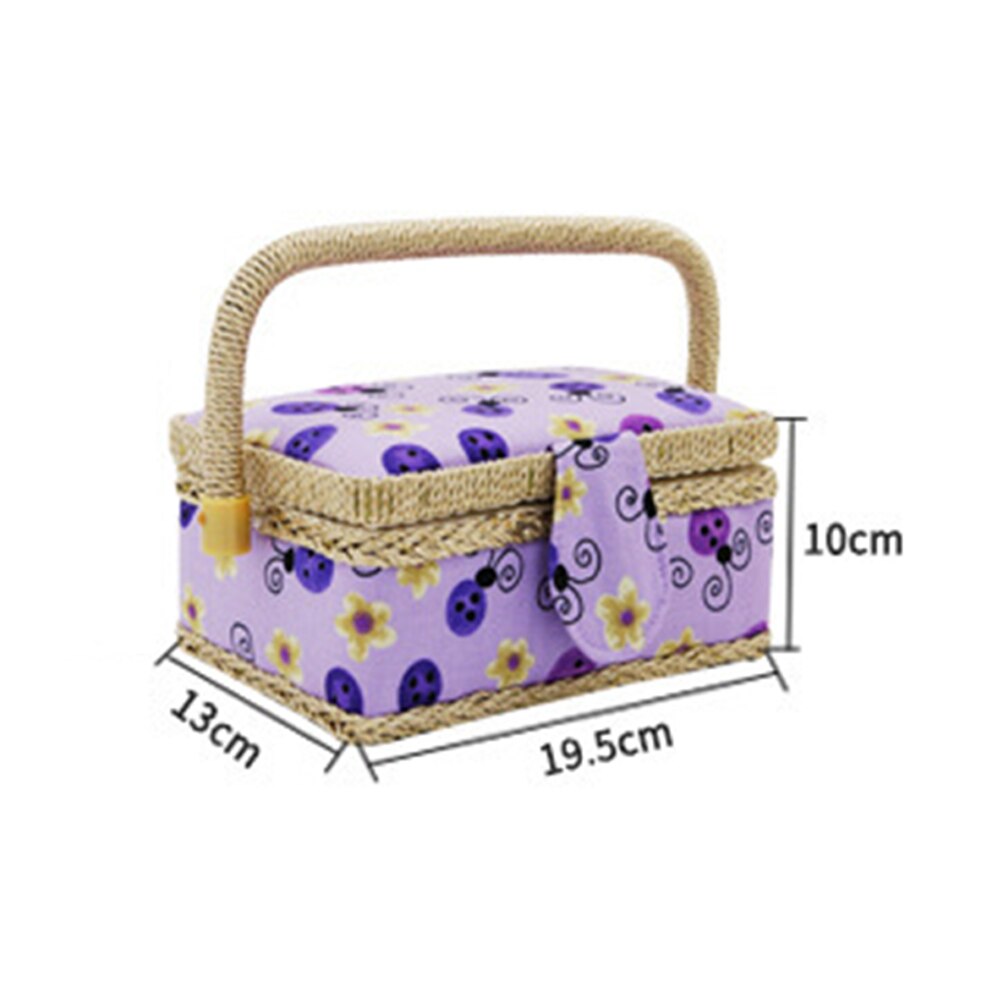 Sewing Thread Storage Box Needle And Thread Storage Tool Box Storage Basket Fabric Sewing Box
