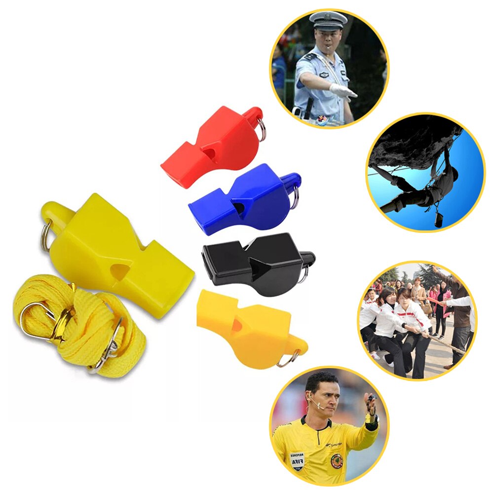 Sports Like Big Sound Whistle Seedless Plastic Whistle Soccer Basketball Referee Whistle outdoor Sport Color Random