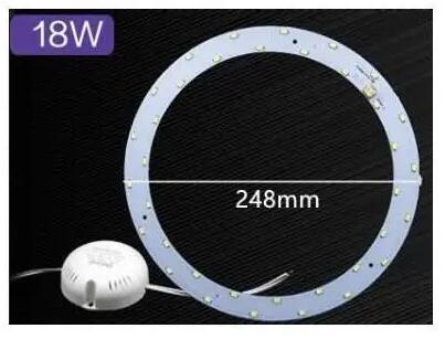 6W 12W 15W 18W 24W 36W 80W 100W LED-PANEEL Cirkel Ring Licht 220V SMD 5730 LED Ronde Plafondlamp voor Eetkamer: RGB / 32 W
