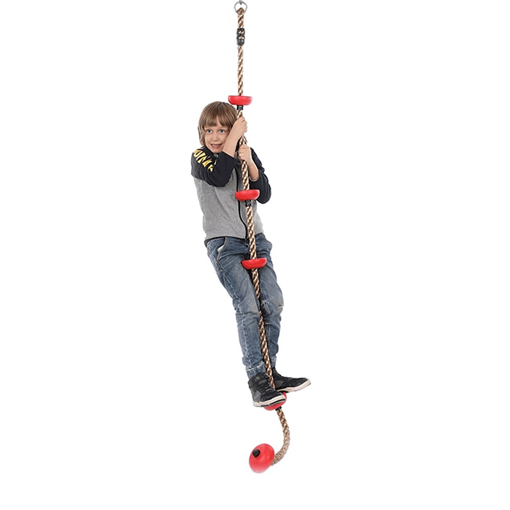 Kids Climbing Rope for Swing Set Rope Ladder Outdoor Tree Backyard Playground Equipment