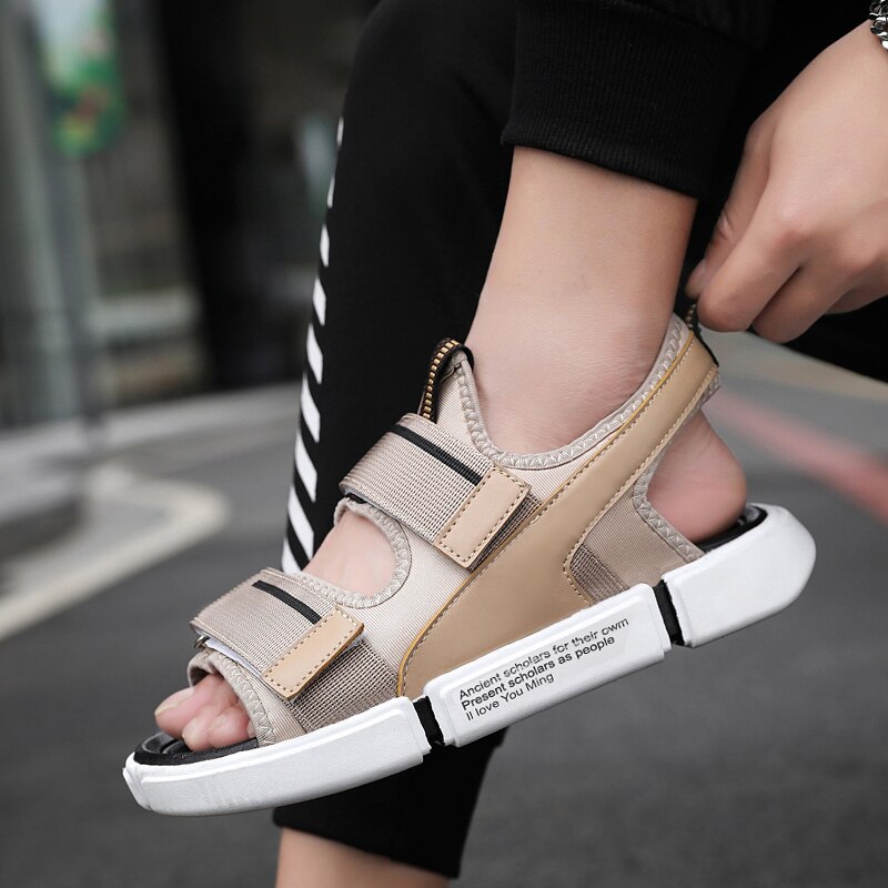 Flip Flops Men Sandals Summer Soft Sandals for Men Comfortable Beach Flats Men Shoes Men Casual Shoes