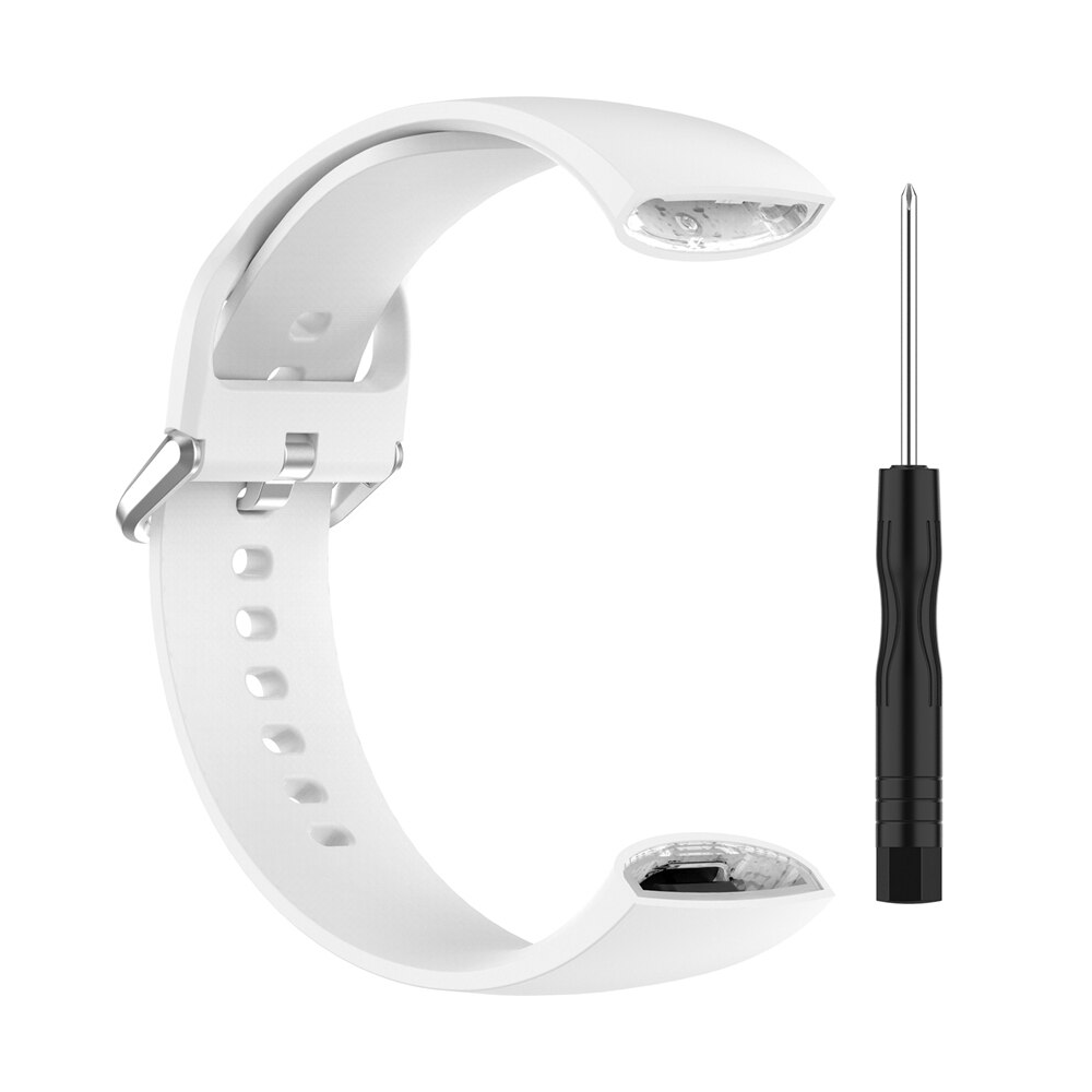Bracelet intelligent de rechange en Silicone pour montre Huami Amazfit X, accessoires: White / L 20cm