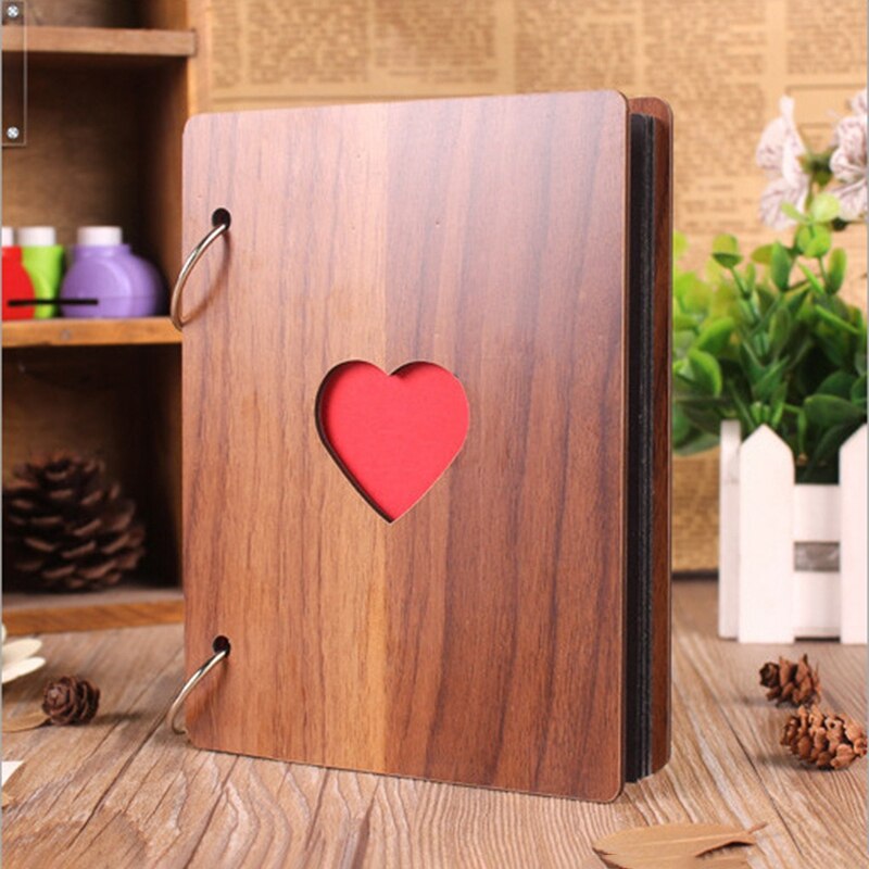 6-inch love wooden album collector's edition retro handmade album youth graduation photo commemorative album