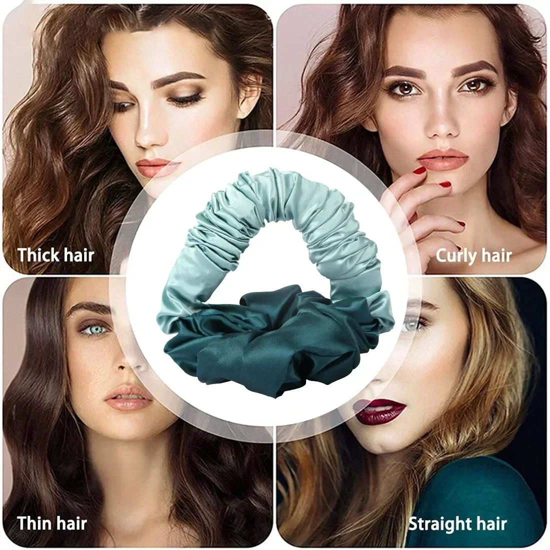 Rizadores de pelo suaves sin calor, rulos de pelo perezosos, varilla rizadora sin calor, diadema para dormir, rizos de seda, lazos, varillas permanentes, herramientas de peinado