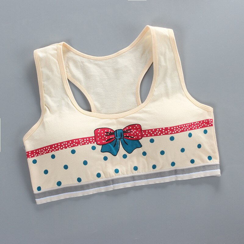 Bras Voor Tienermeisjes 12 Meisje Training Bras Kids Soft Ondergoed Meisjes Accessoires Ademend Kinderen 14 8-15y Tiener Ondergoed 10: Flesh