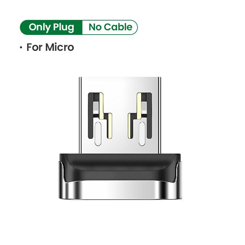 Ugreen tipo magnético usb c cabo 3a carregamento rápido micro cabo usb para samsung xiaomi ímã carregador do telefone móvel cabo de dados fio: Only Micro Plug