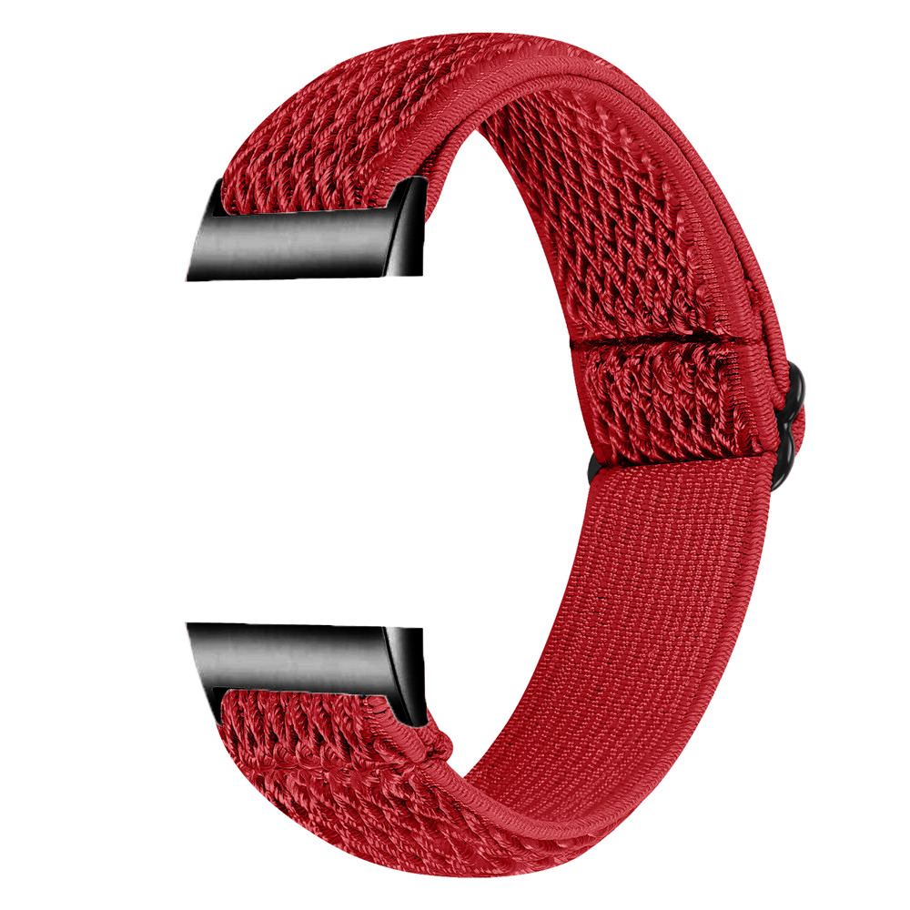 Nylon Elastic Bracelet Band Loop For Fitbit Charge 4 3 Woven Sports Watch Wrist Strap For Fitbit Charge 3 4 se: AZURE