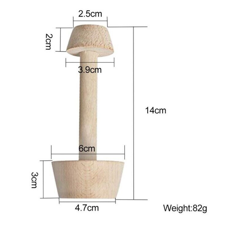 12 Pcs Metal Egg Tart Wooden Pastry Pusher Tartlet Molds Tart Tampers