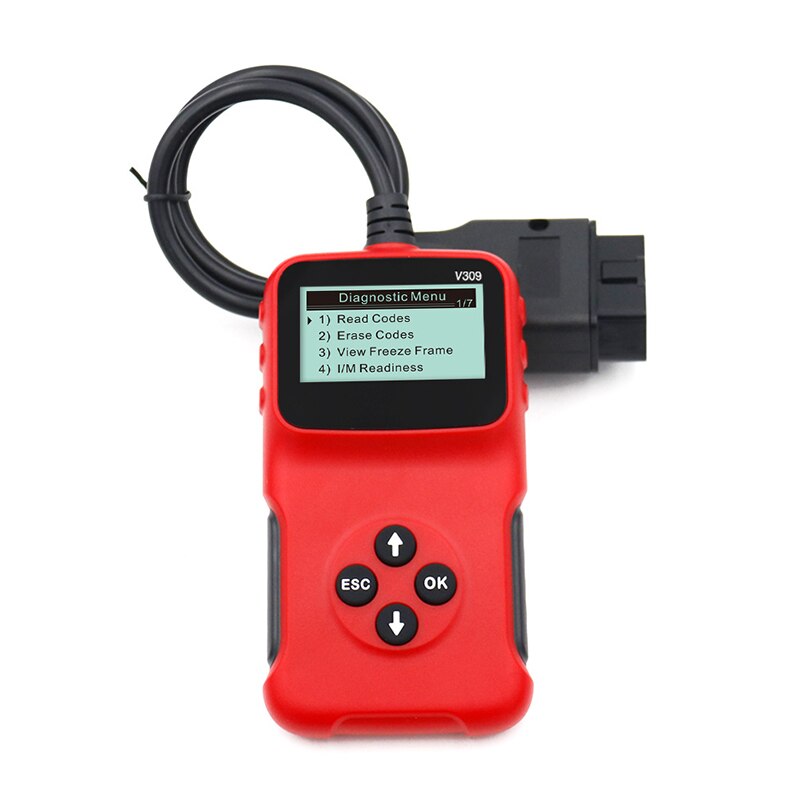 Car Diagnostic Tool V309 Read Code Card Reads Car Fault Code Erase Fault Code Checks Vehicle Information Car Scanner