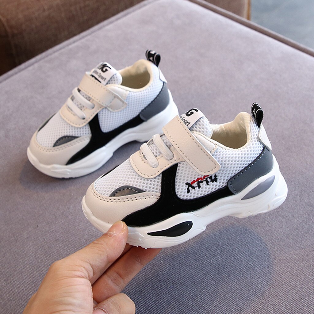 Frühling Herbst freundlicher lässig Schuhe Kleinkind Kleinkind freundlicher Baby Jungen Mädchen Gittergewebe Atmungsaktive Sport Laufschuhe Turnschuhe freundlicher Schuhe