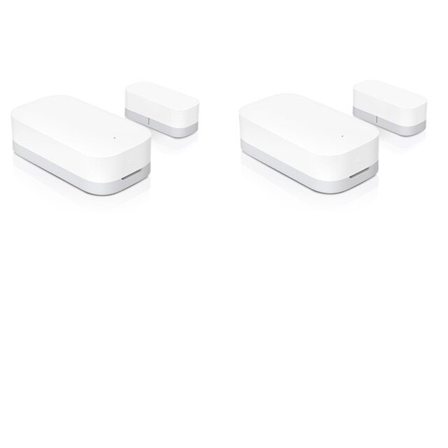 Aqara Deur Raam Sensor Draadloze Mini Contact Sensor Voor Alarmsysteem En Smart Home Automation Werken Met Apple Homekit Alexa: Aqara Sensor 2pcs