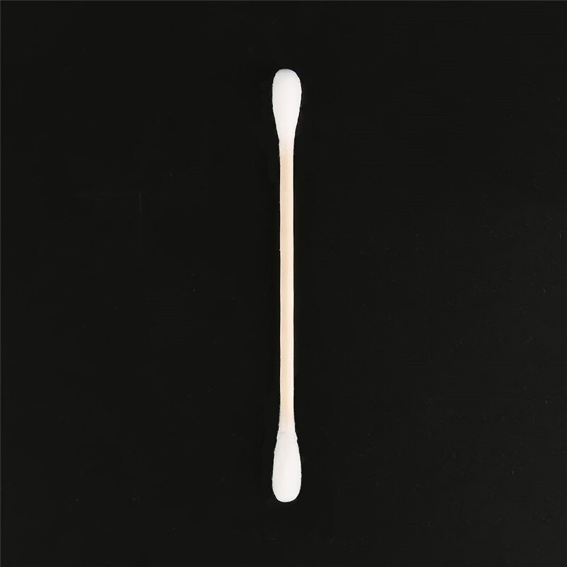100Pcs Vrouwen Schoonheid Wegwerp Make Wattenstaafje Dubbele Hoofd Wattenstaafjes Oor Neus Schoon Hout Sticks Neus Oor Schoonmaken cosmetica