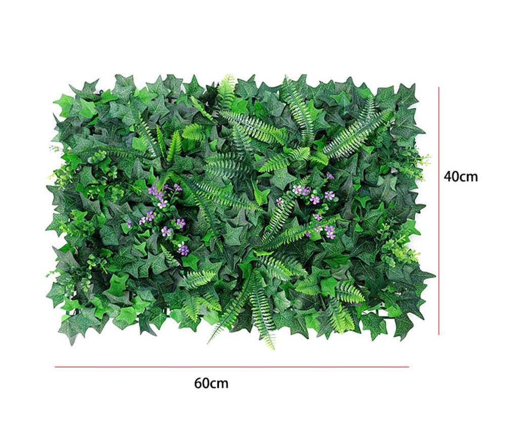 Faux plantes décor de cour mur de fleurs écrans et panneaux de confidentialité en plein air pour patio