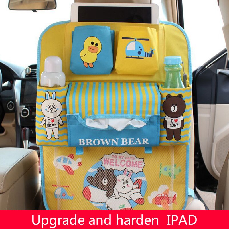 Cartoon Auto Seat Terug Storage Hang Bag Organizer Auto-Styling Baby Product Opbergen Opruimen Cartoon Auto Rugleuning Orgnizer: I